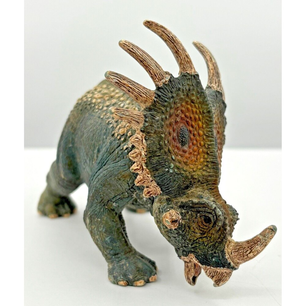 Schleich‎ Styracosaurus Dinosaur Toy Figure 2012 D-73527 Retired EUC